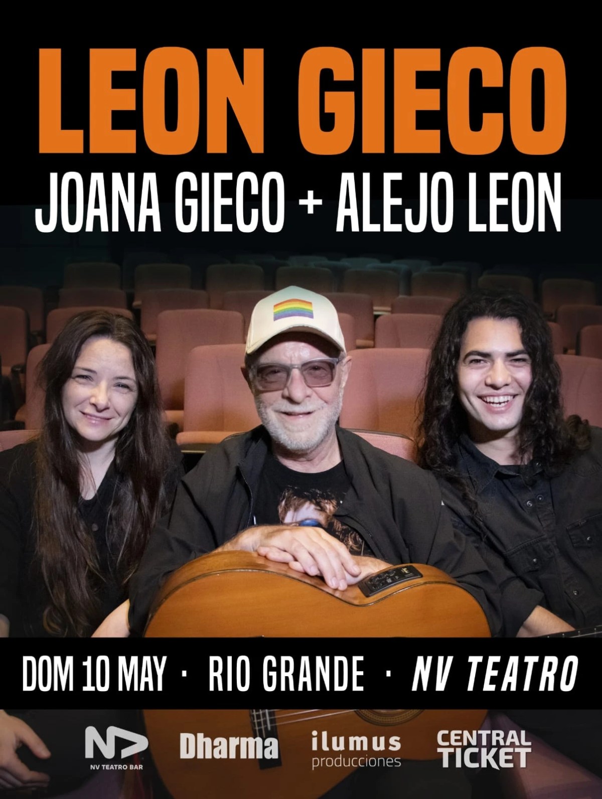 León Gieco llega a NV Teatro Bar con un show íntimo junto a Joana Gieco y Alejo León